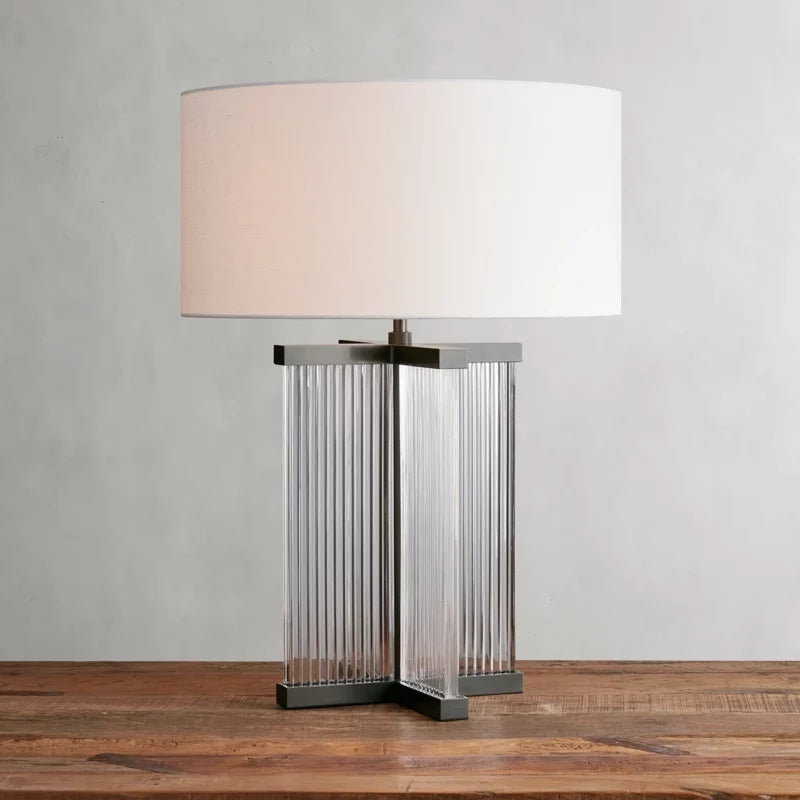 Delsie Art Glass Table Lamp-Fullstarlighting