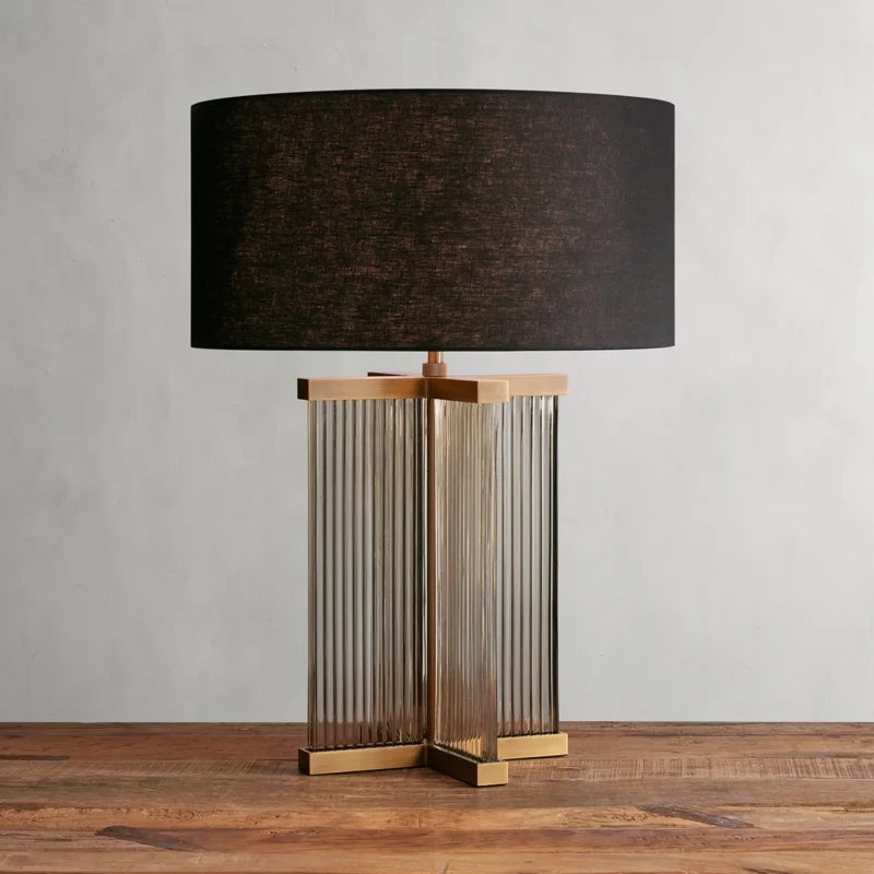 Delsie Art Glass Table Lamp-Fullstarlighting