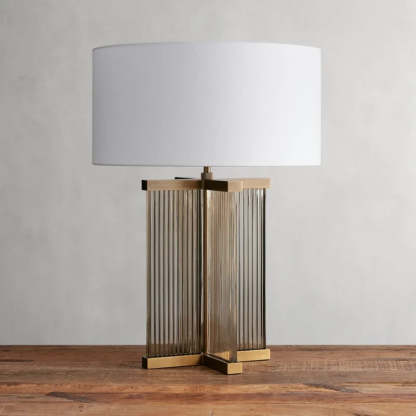 Delsie Art Glass Table Lamp-Fullstarlighting