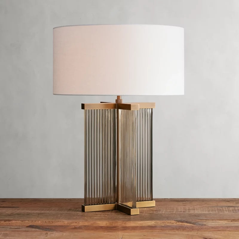 Delsie Art Glass Table Lamp-Fullstarlighting