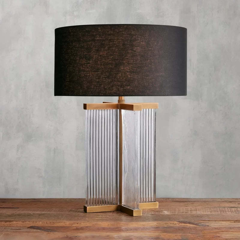 Delsie Art Glass Table Lamp-Fullstarlighting