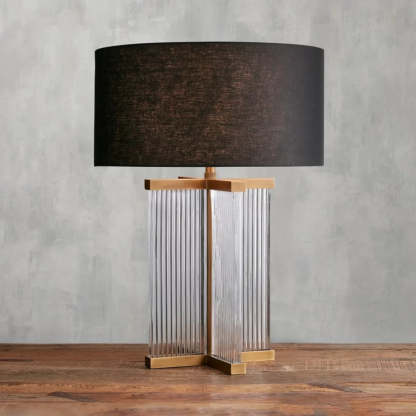 Delsie Art Glass Table Lamp-Fullstarlighting