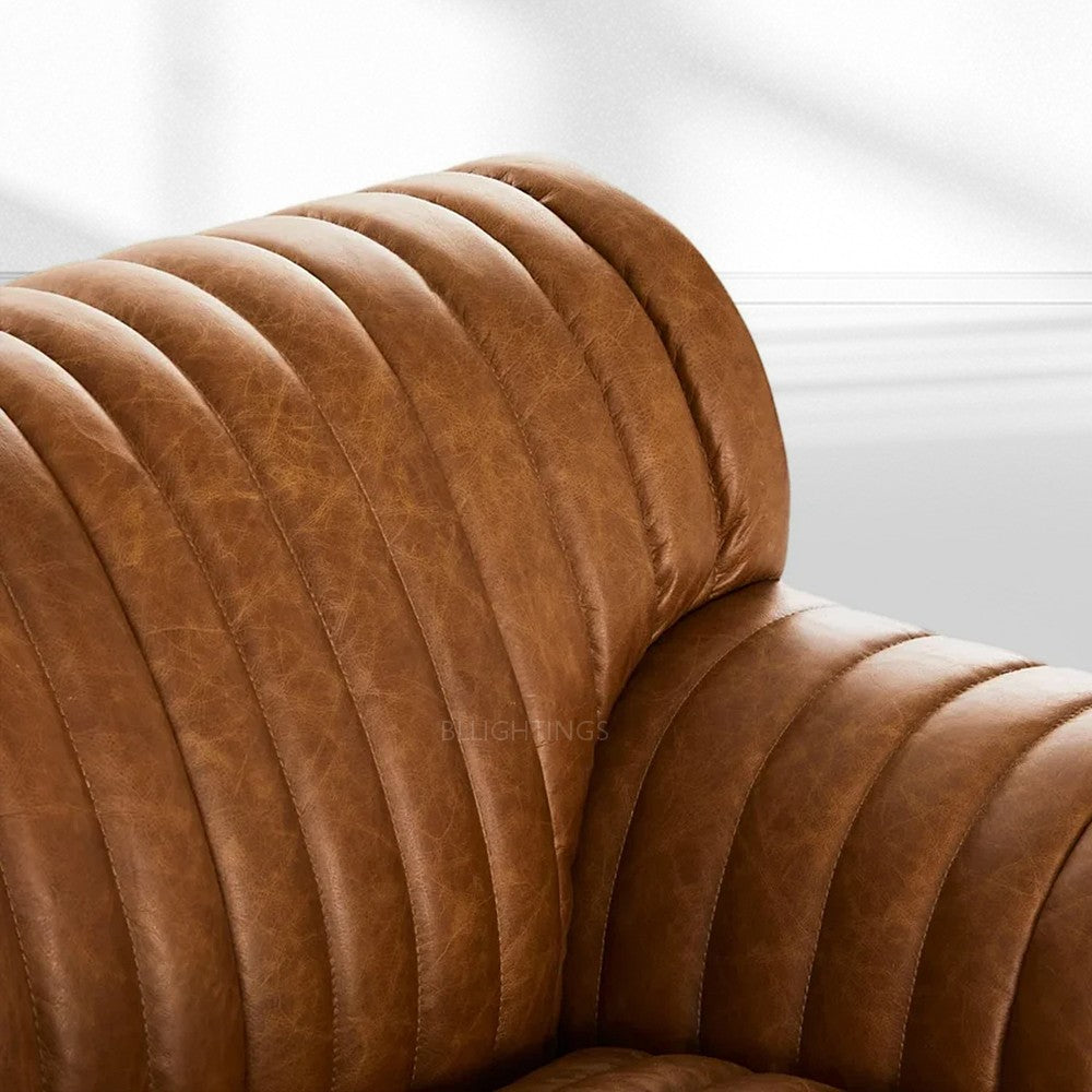 Aspan Leather Occasional Chair-Fullstarlighting