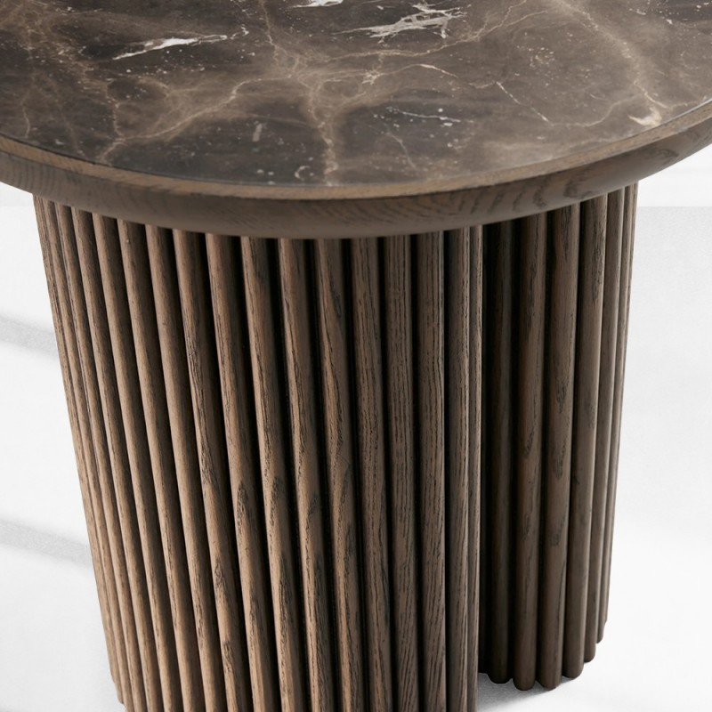 Aster Round End Table-Fullstarlighting