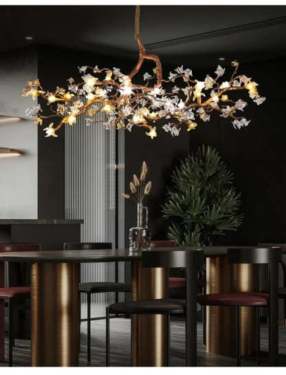 Asut Sculptural Branch Chandelier-Fullstarlighting