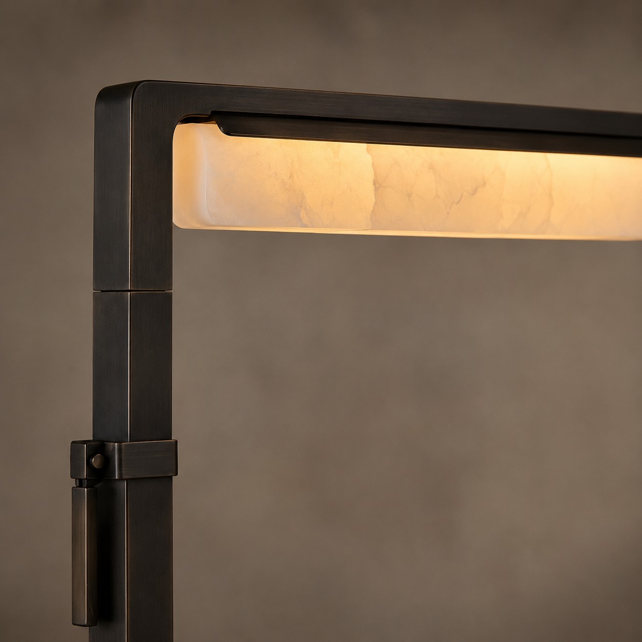 Audubon Alabaster Task Floor Lamp-Fullstarlighting