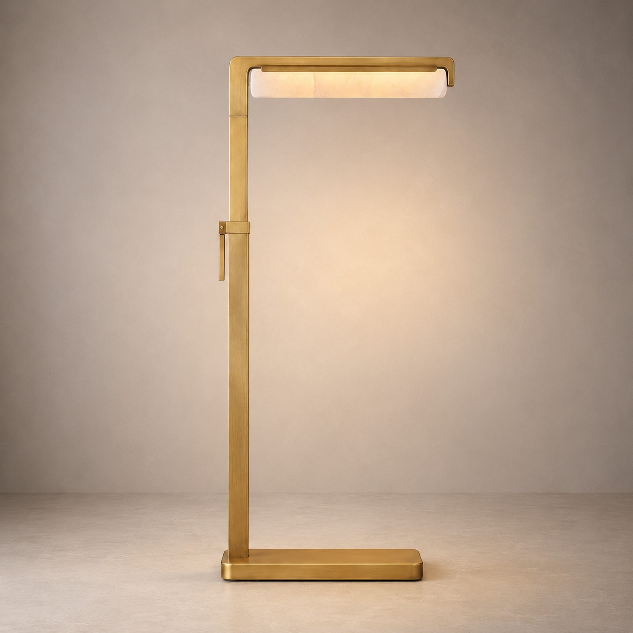 Audubon Alabaster Task Floor Lamp-Fullstarlighting