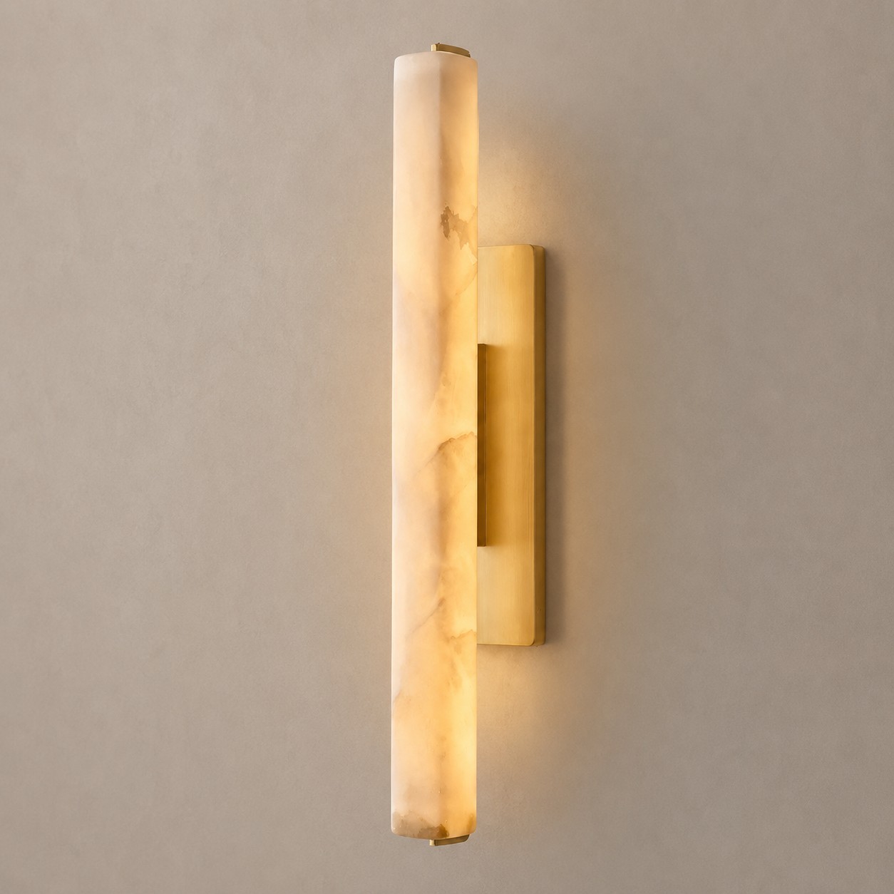 Audubon Alabaster Single Sconce