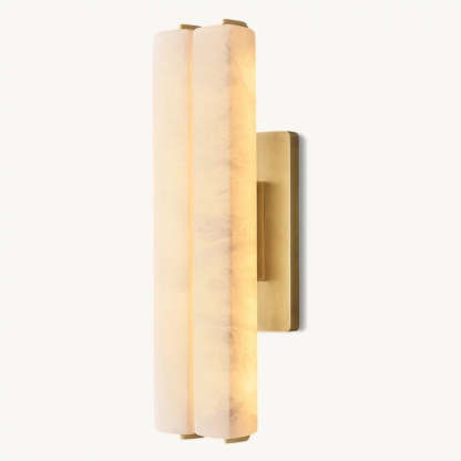 Audubon Alabaster Double Sconce-Fullstarlighting