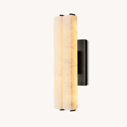 Audubon Alabaster Double Sconce-Fullstarlighting