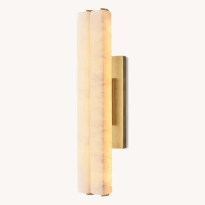 Audubon Alabaster Double Sconce-Fullstarlighting