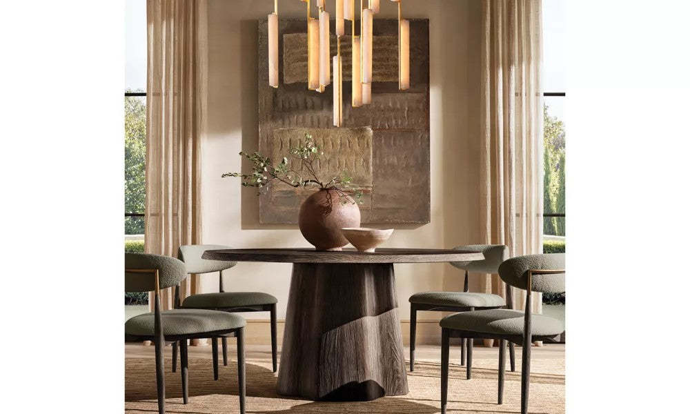 Audubon Alabaster Round Chandelier 40"