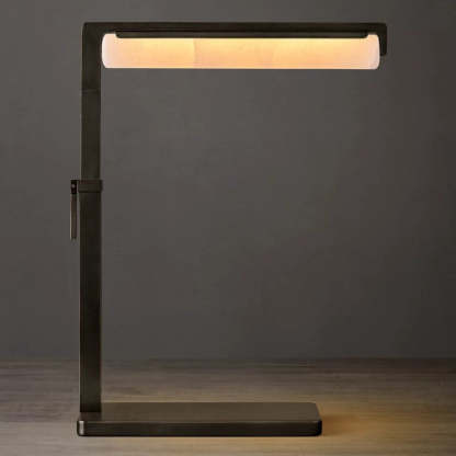 Audubon Alabaster Task Table Lamp