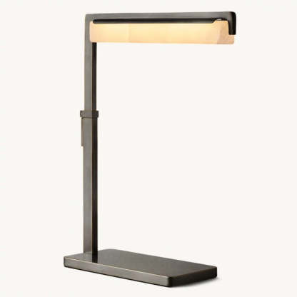 Audubon Alabaster Task Table Lamp