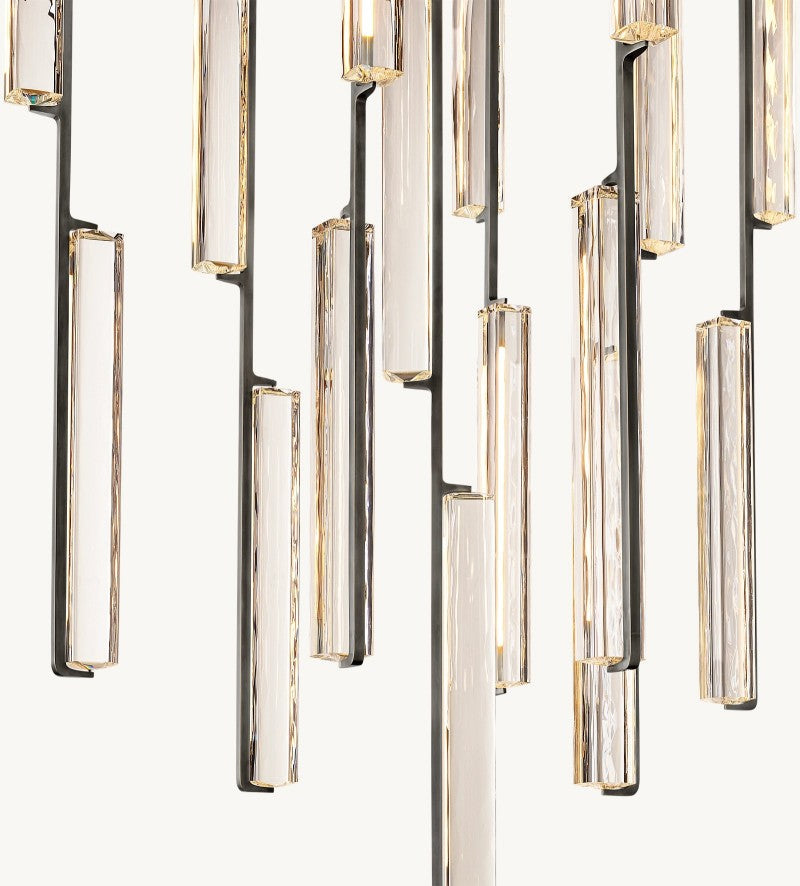 Audubon Crystal Round Modern Chandelier 40"-Fullstarlighting