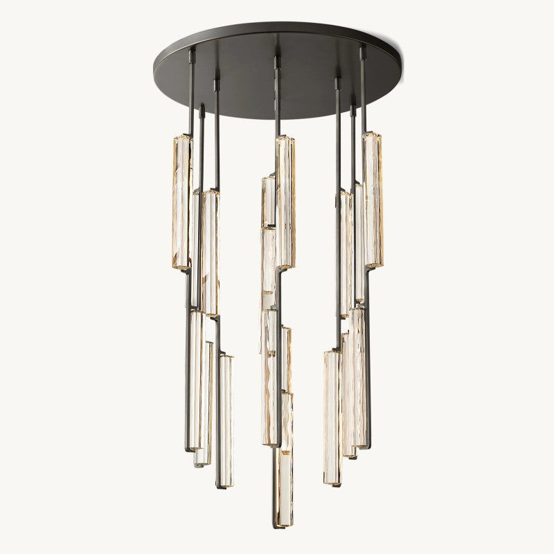 Audubon Crystal Round Modern Chandelier 40"-Fullstarlighting