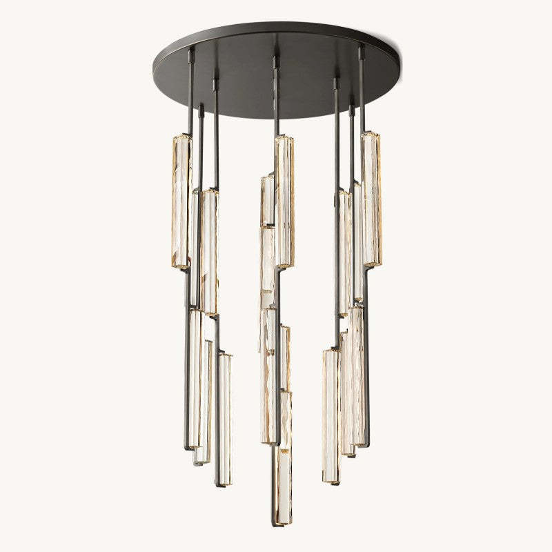 Audubon Crystal Round Modern Chandelier 40"-Fullstarlighting