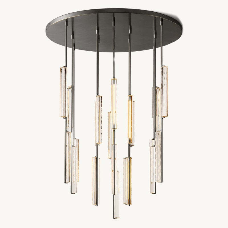 Audubon Crystal Round Chandelier 56"-Fullstarlighting