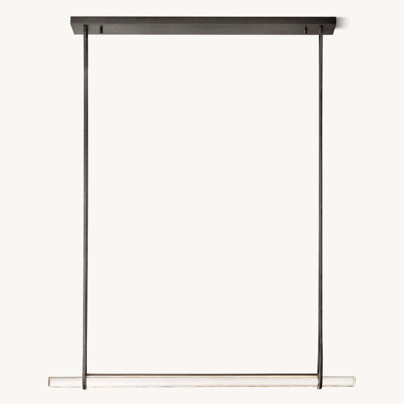 Audubon Single Bar Linear Chandelier 60-Inch-Fullstarlighting