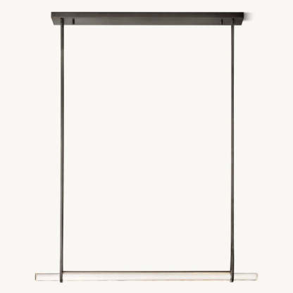 Audubon Single Bar Linear Chandelier 60-Inch-Fullstarlighting