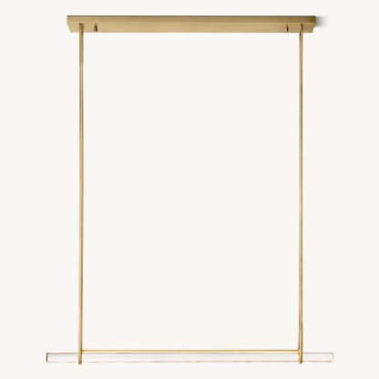 Audubon Single Bar Linear Chandelier 60-Inch-Fullstarlighting