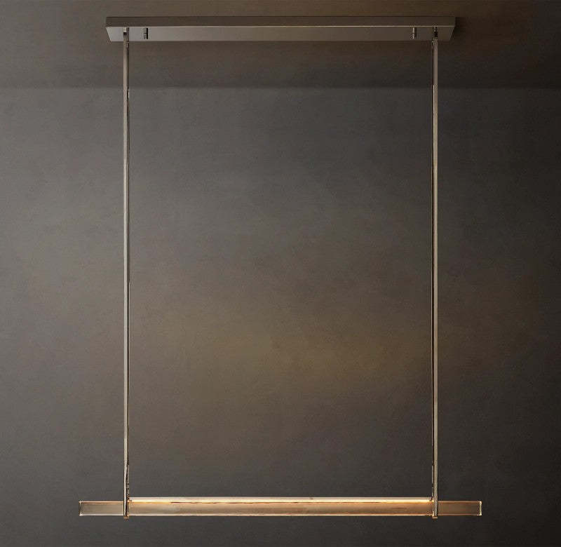 Audubon Single Bar Linear Chandelier 60-Inch-Fullstarlighting