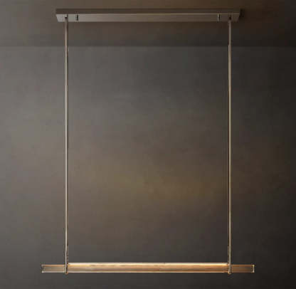 Audubon Single Bar Linear Chandelier 60-Inch-Fullstarlighting