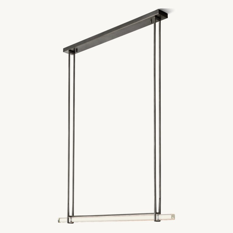 Audubon Single Bar Linear Chandelier 60-Inch-Fullstarlighting