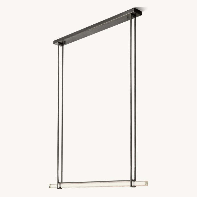 Audubon Single Bar Linear Chandelier 60-Inch-Fullstarlighting