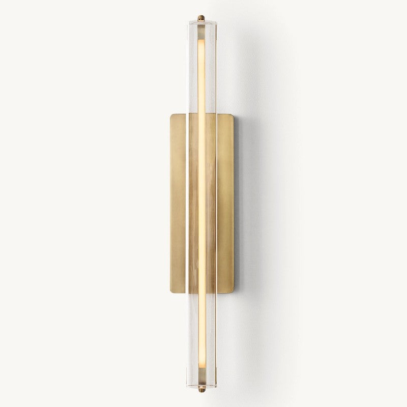 Audubon Single Crystal Modern Sconce