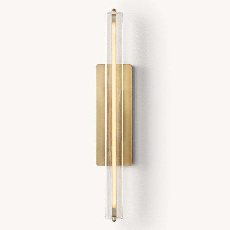 Audubon Single Crystal Modern Sconce
