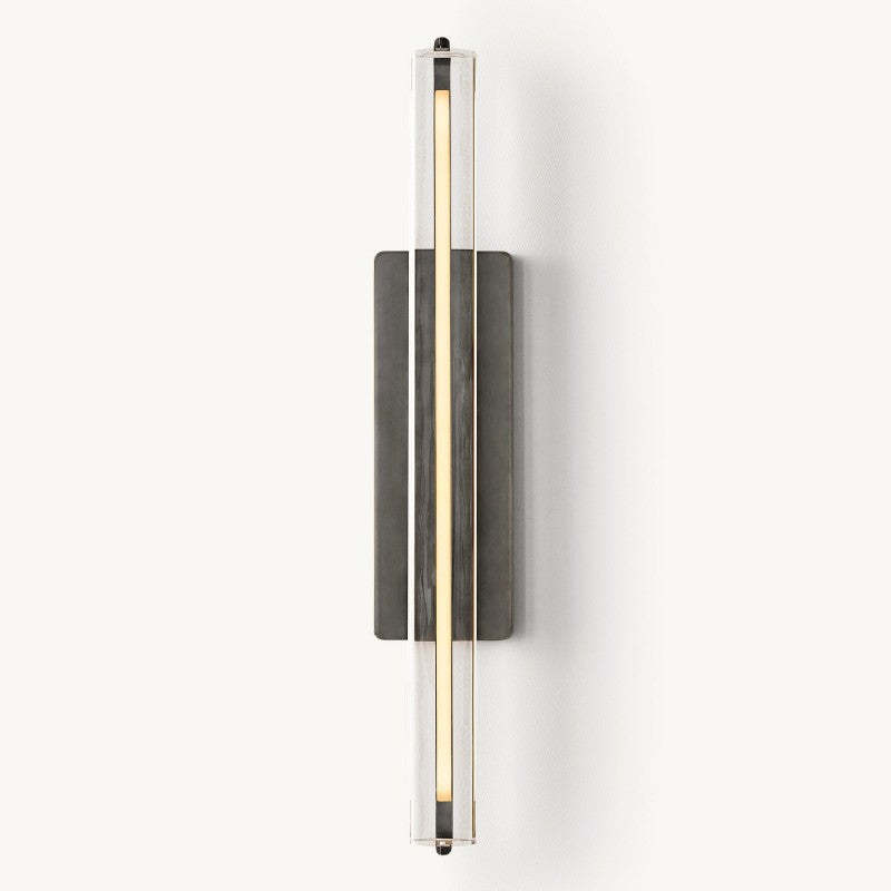 Audubon Single Crystal Modern Sconce