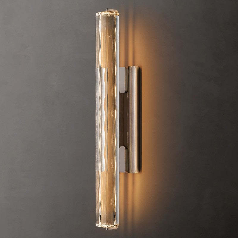 Audubon Single Crystal Modern Sconce