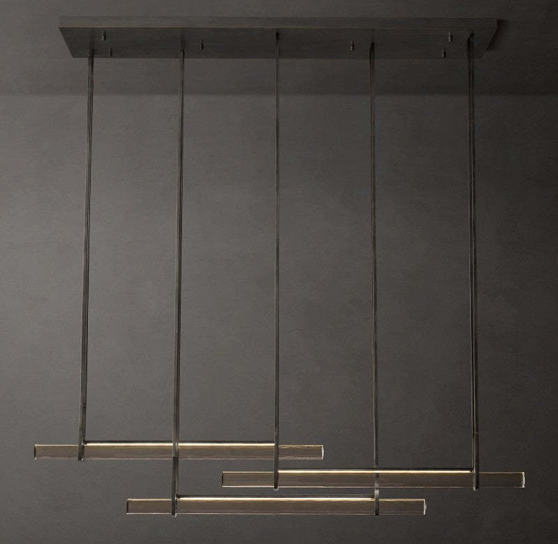 Audubon Triple Bar Linear Chandelier