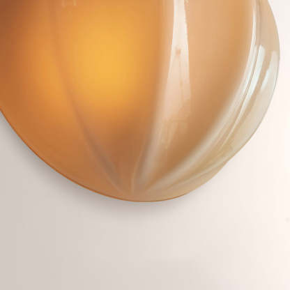 Aveline Clamshell Ribbed Opal Glass Wall Sconce-Fullstarlighting