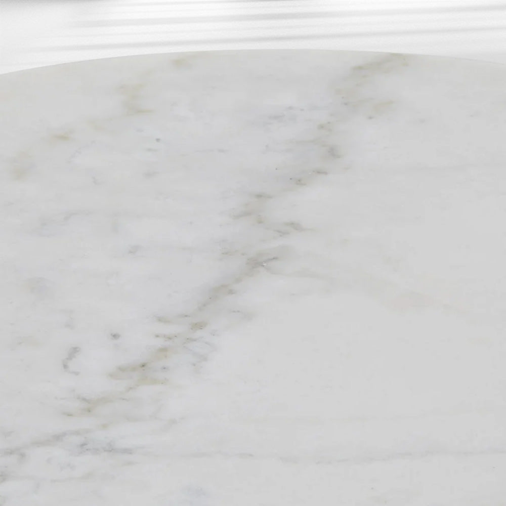 Baleno Marble and Brass Coffee Table-Fullstarlighting