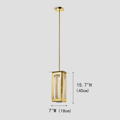 Kalo Rectangle Pendant Light-Fullstarlighting