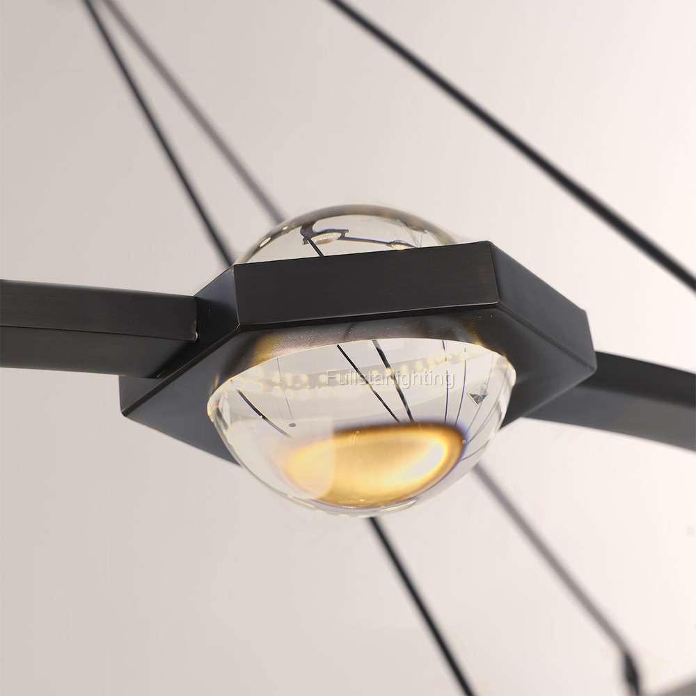 Genius Two-Tier Round Chandelier 60"