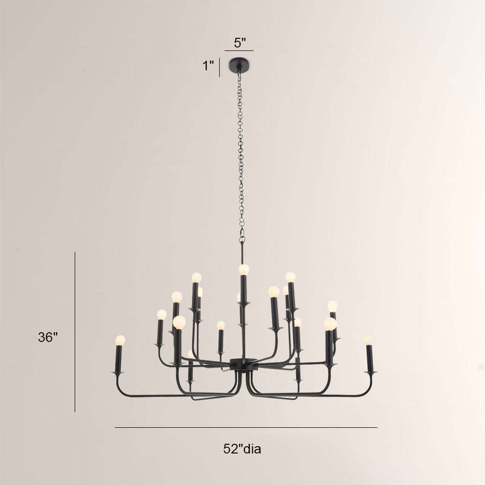 Blithe Large Chandelier-Fullstarlighting