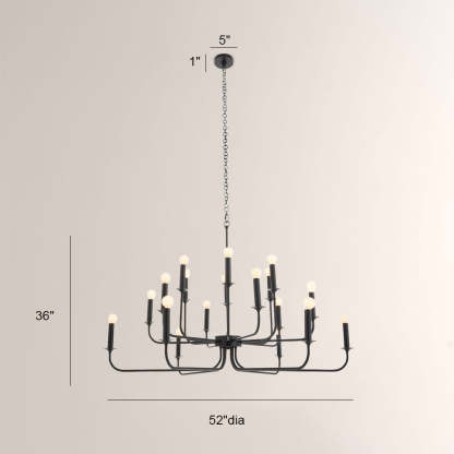 Blithe Large Chandelier-Fullstarlighting