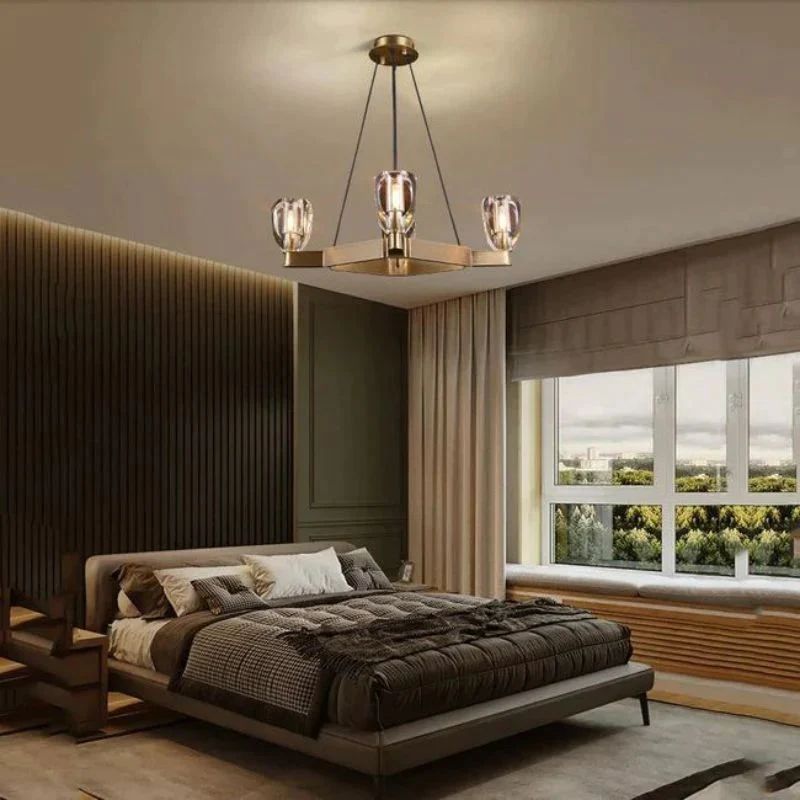 Blons Contemporary 4-Lights Dining Square Pendant-Fullstarlighting
