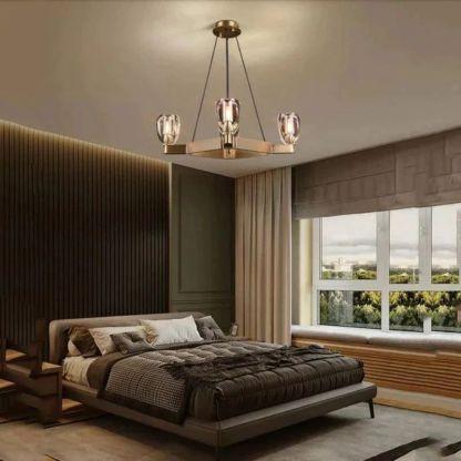 Blons Contemporary 4-Lights Dining Square Pendant-Fullstarlighting