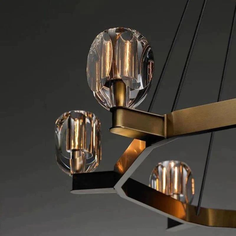 Blons Contemporary Circular Living Room Pendant-Fullstarlighting