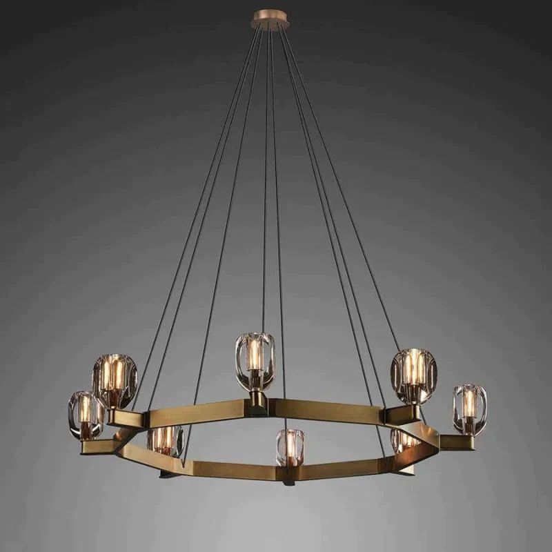 Blons Contemporary Circular Living Room Pendant-Fullstarlighting