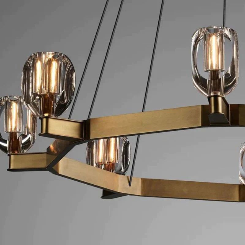 Blons Contemporary Circular Living Room Pendant-Fullstarlighting