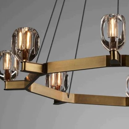 Blons Contemporary Circular Living Room Pendant-Fullstarlighting