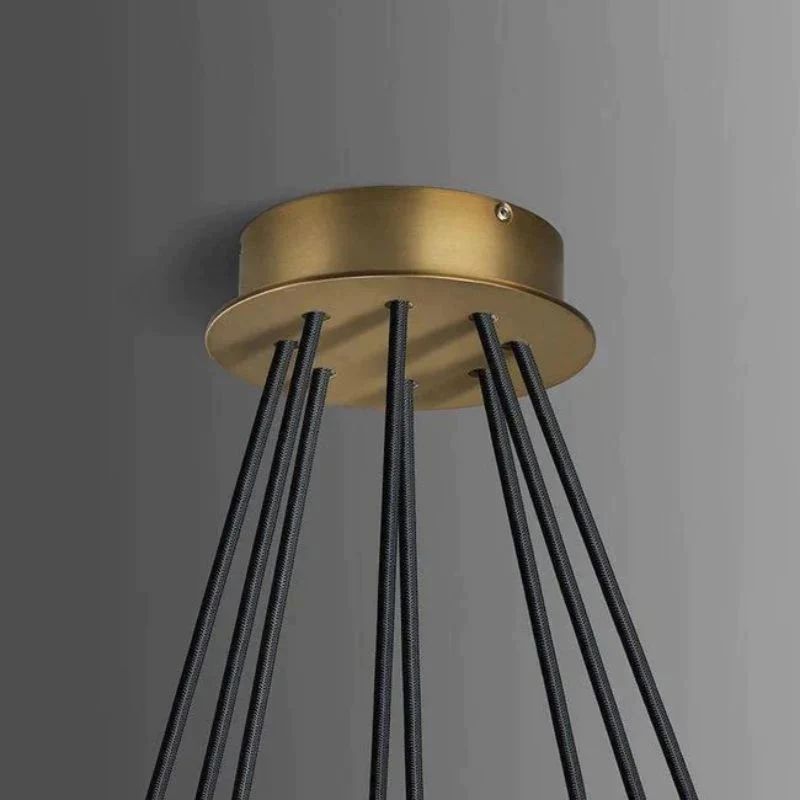 Blons Contemporary Circular Living Room Pendant-Fullstarlighting