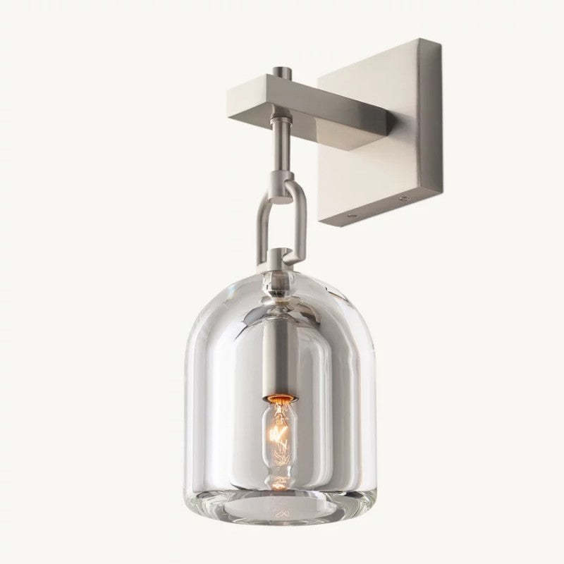 Botan Cloche Wall Sconce,RH BOTANIST,Bedroom Wall Sconces,Glass Sconce