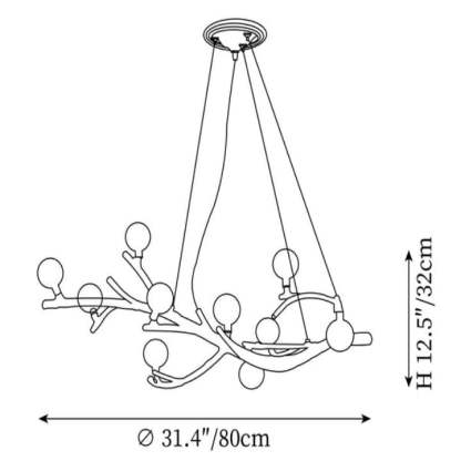 Branch Boho Tree Modern Chandelier-Fullstarlighting