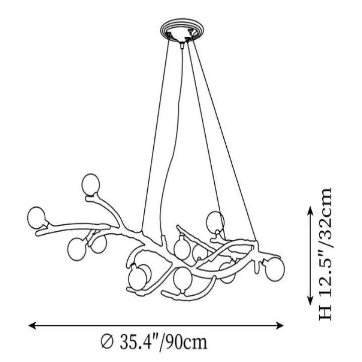 Branch Boho Tree Modern Chandelier-Fullstarlighting
